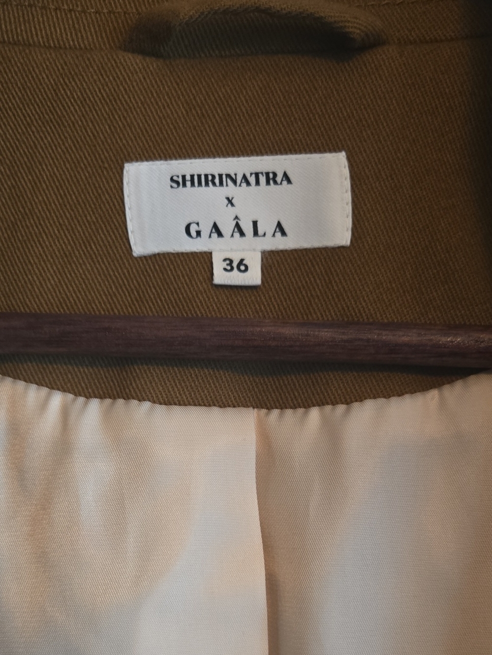 Shirinatra Waston Coat  Brown Small - Picture 4 of 10
